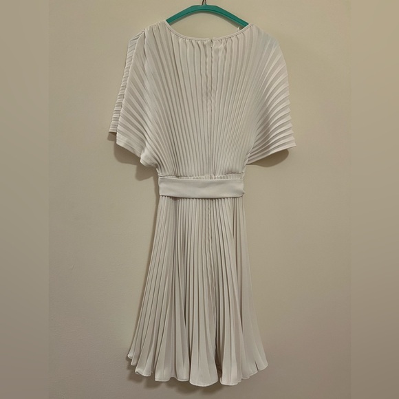 DKNY Sunburst Pleated Fit & Flare Dress - Picture 3 of 7